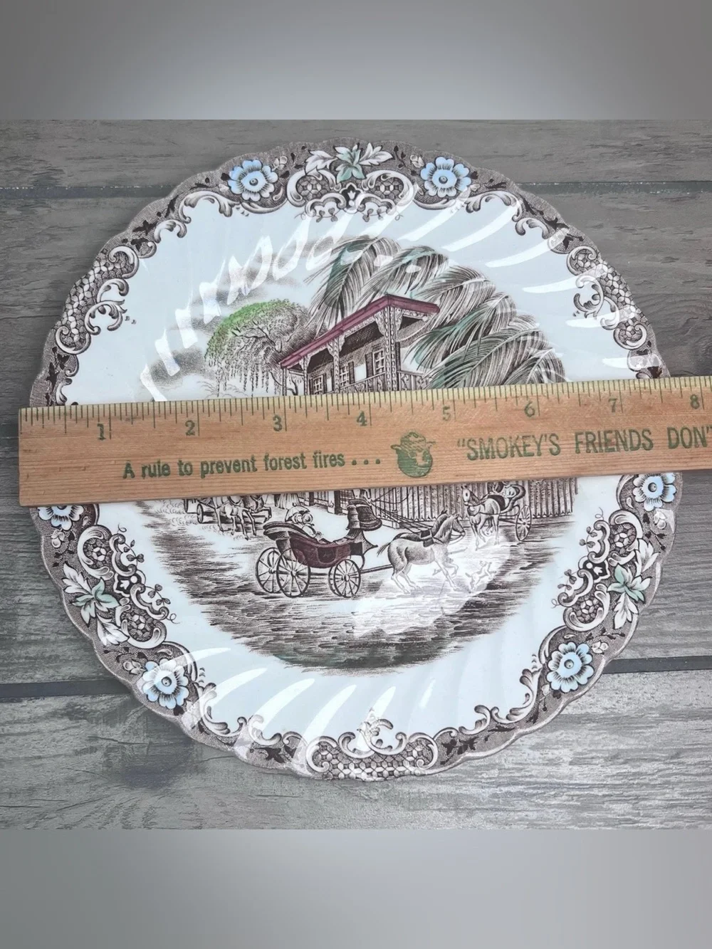 Vintage Johnson Brothers Heritage Hall French Provincial Salad‎ Plate #4411